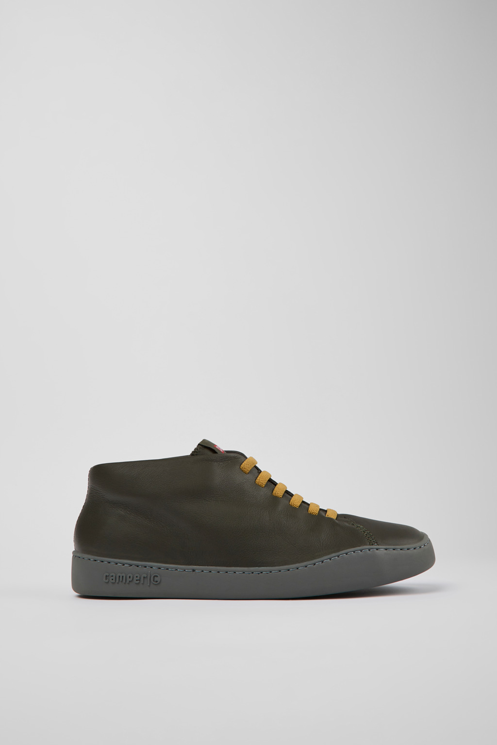 Peu Touring Green leather sneakers for men - Image 2
