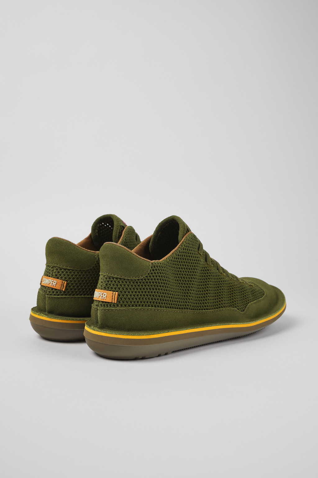 Beetle Green Textile/Nubuck Basket Bootie for Men - Image 3