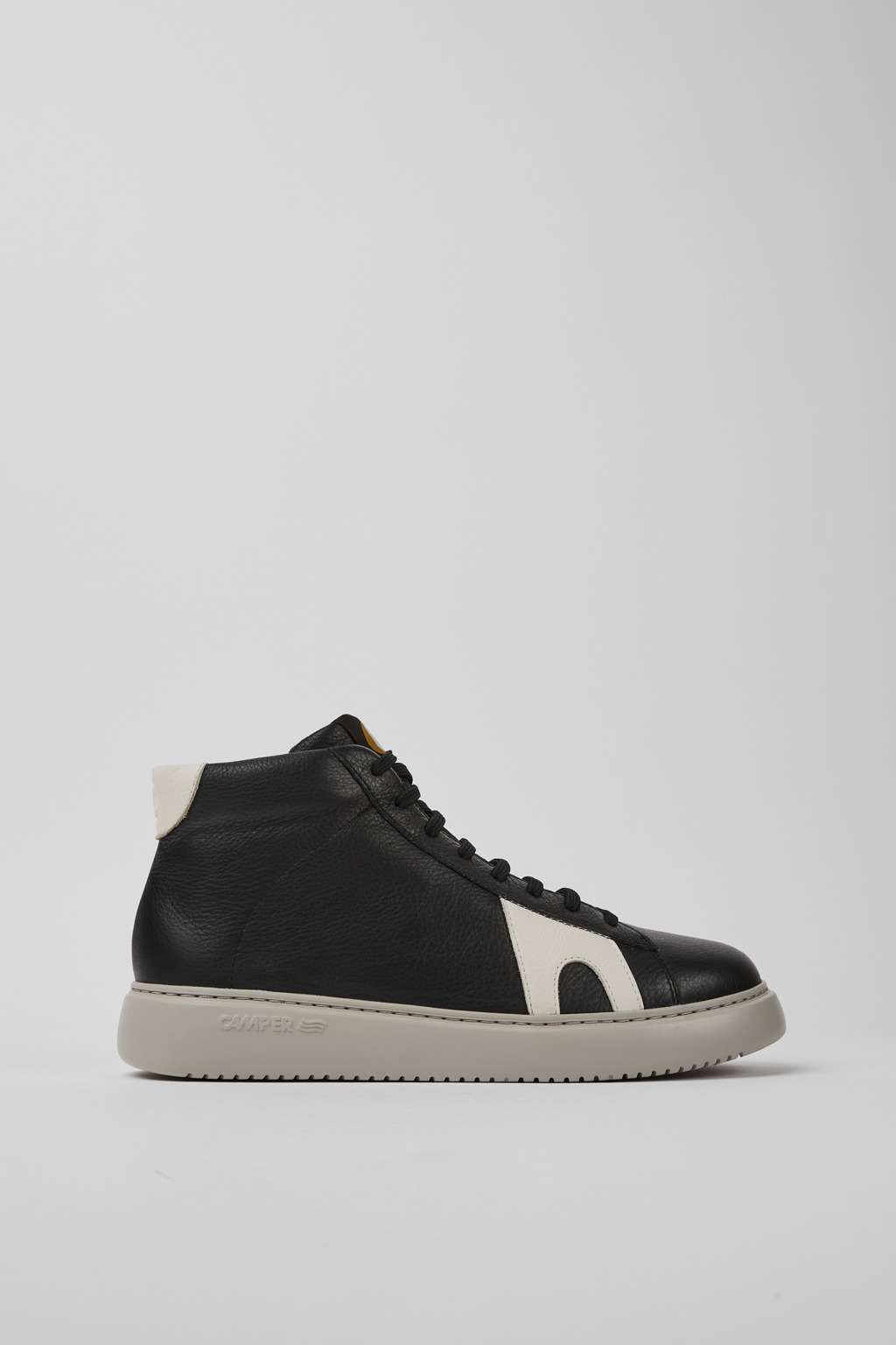 Runner K21 Black and white leather sneakers - Image 2