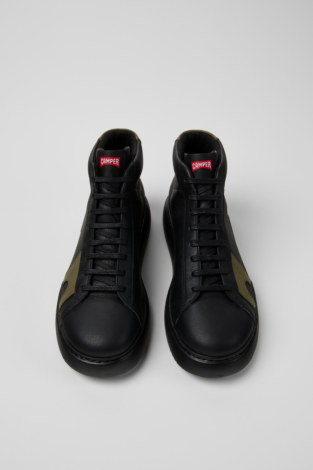 Runner K21 Multicolor Leather Sneaker Boots for Men. - Image 4