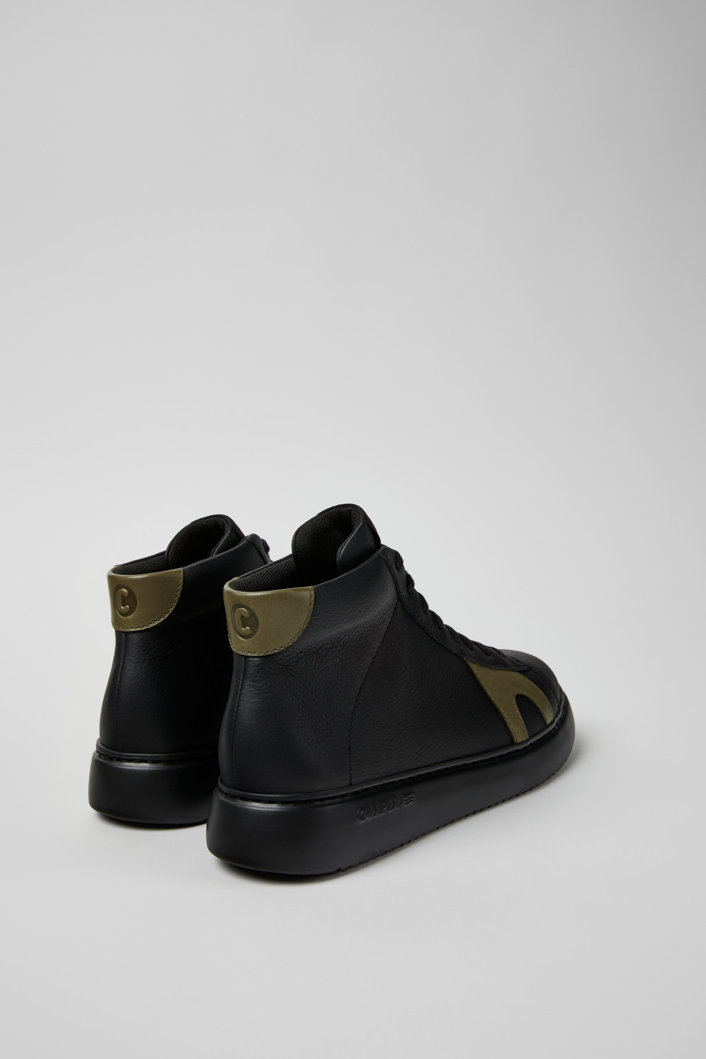 Runner K21 Multicolor Leather Sneaker Boots for Men. - Image 3