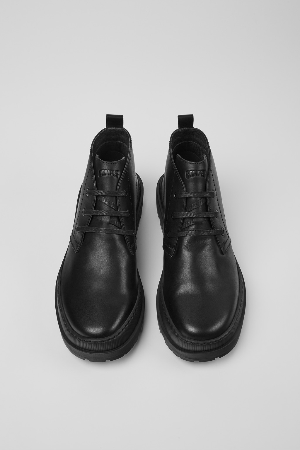 Brutus Trek MICHELIN Black leather ankle boots for men - Image 4