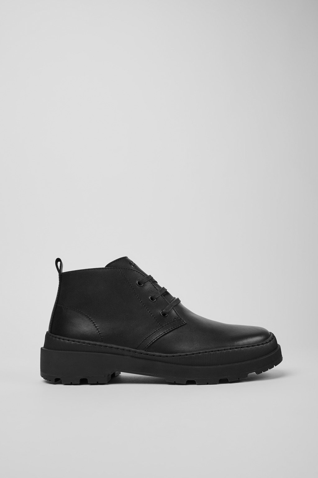 Brutus Trek MICHELIN Black leather ankle boots for men - Image 2