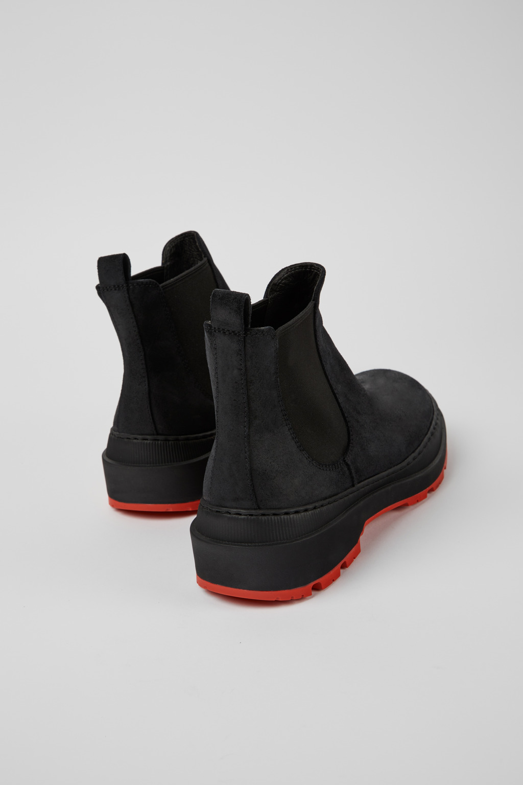 Brutus Trek MICHELIN Black nubuck ankle boots for men - Image 3