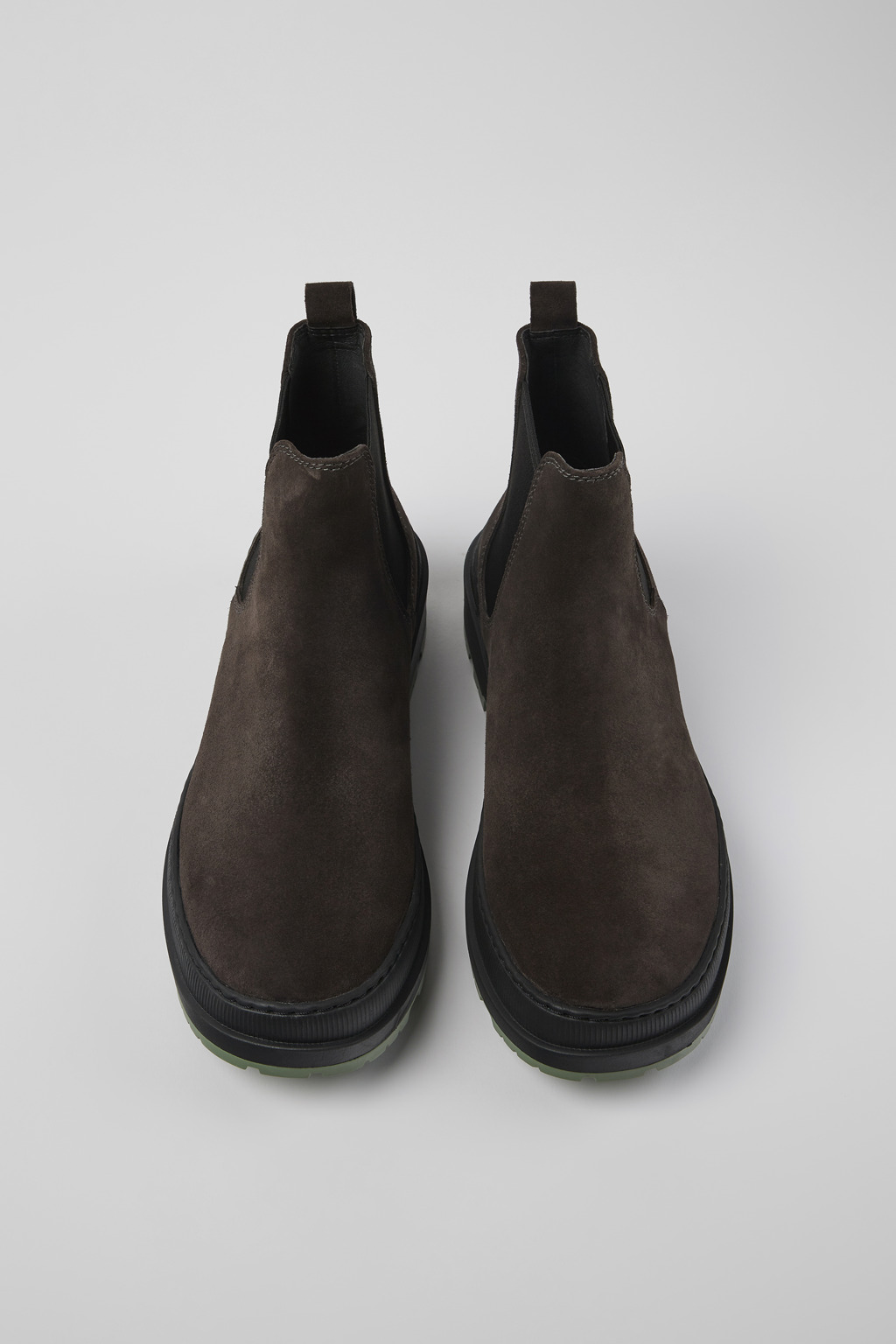 Brutus Trek MICHELIN Gray nubuck ankle boots for men - Image 4