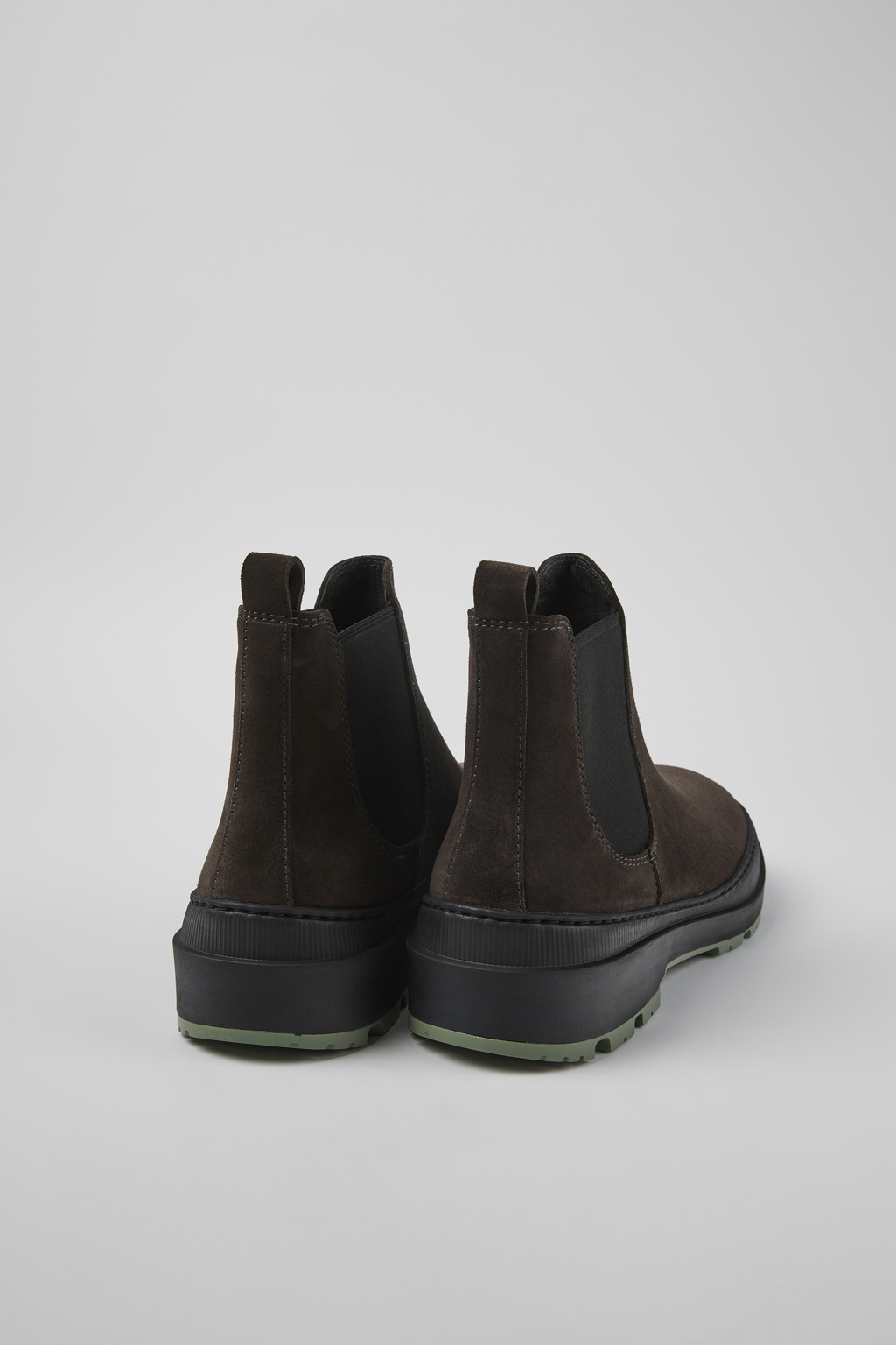 Brutus Trek MICHELIN Gray nubuck ankle boots for men - Image 3
