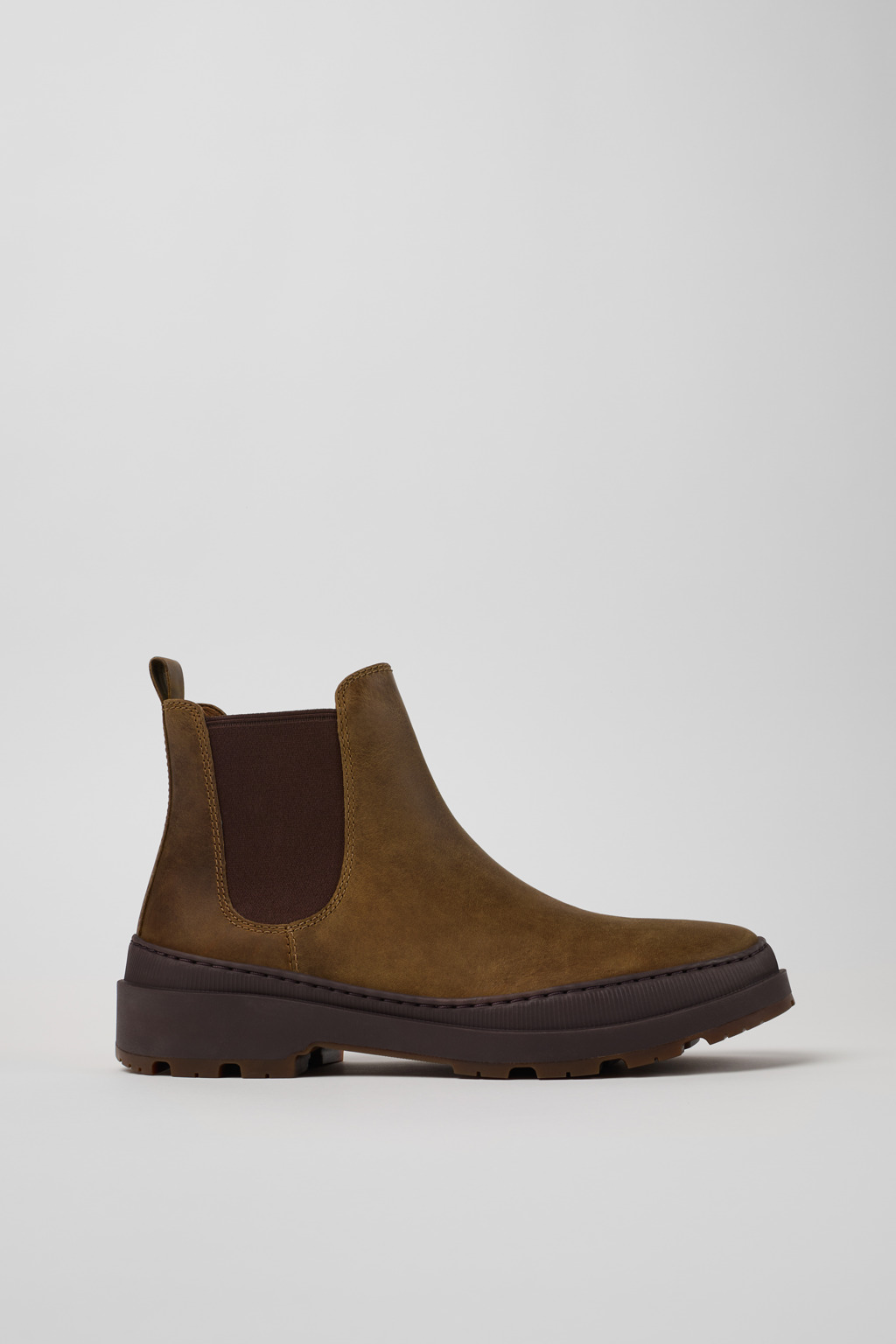 Brutus Trek MICHELIN Brown nubuck ankle boots for men - Image 2
