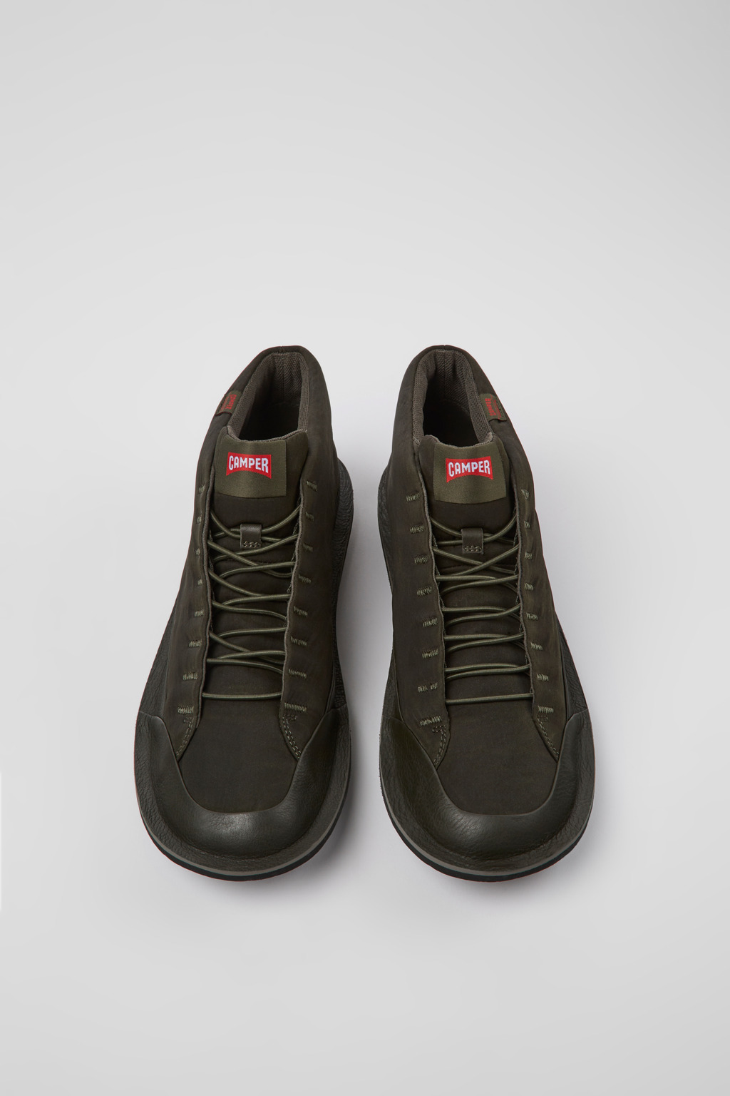 Beetle PrimaLoft® Green textile and nubuck ankle boots for men - Image 4