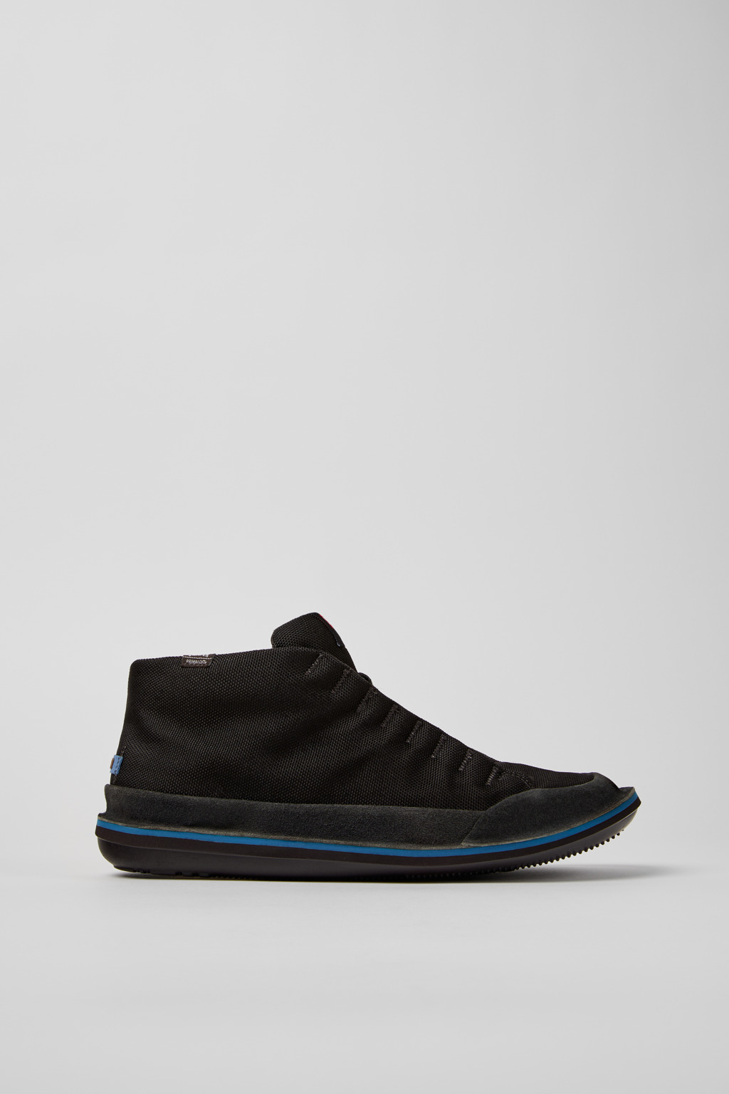 Beetle Black Textile and Nubuck Ankle Boots for Men. - Image 2