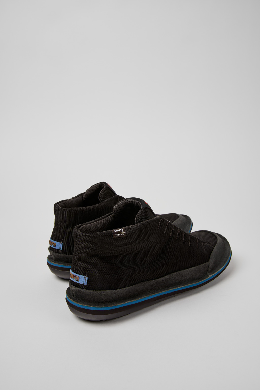 Beetle Black Textile and Nubuck Ankle Boots for Men. - Image 3