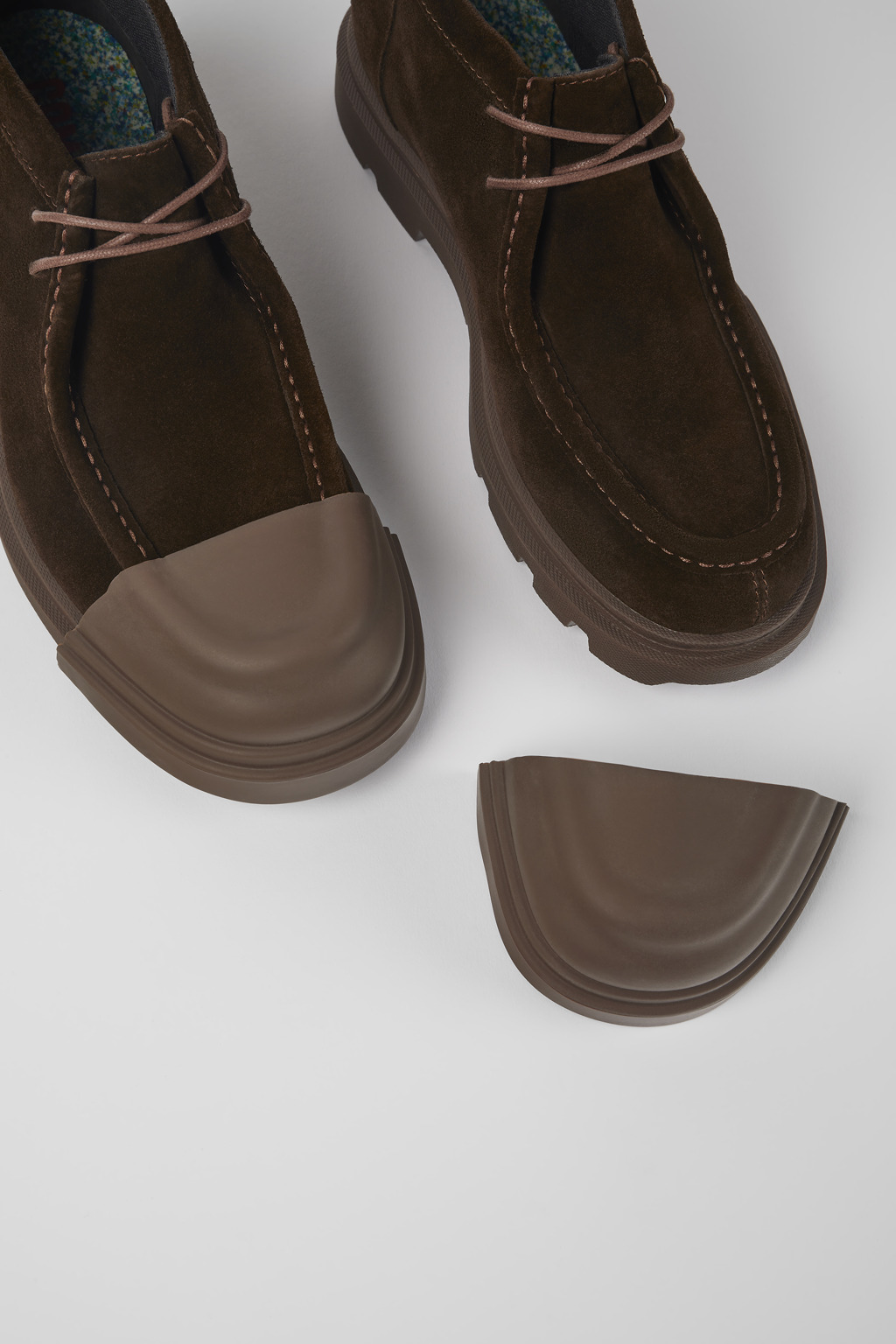 Junction Brown nubuck shoes for men - Image 6
