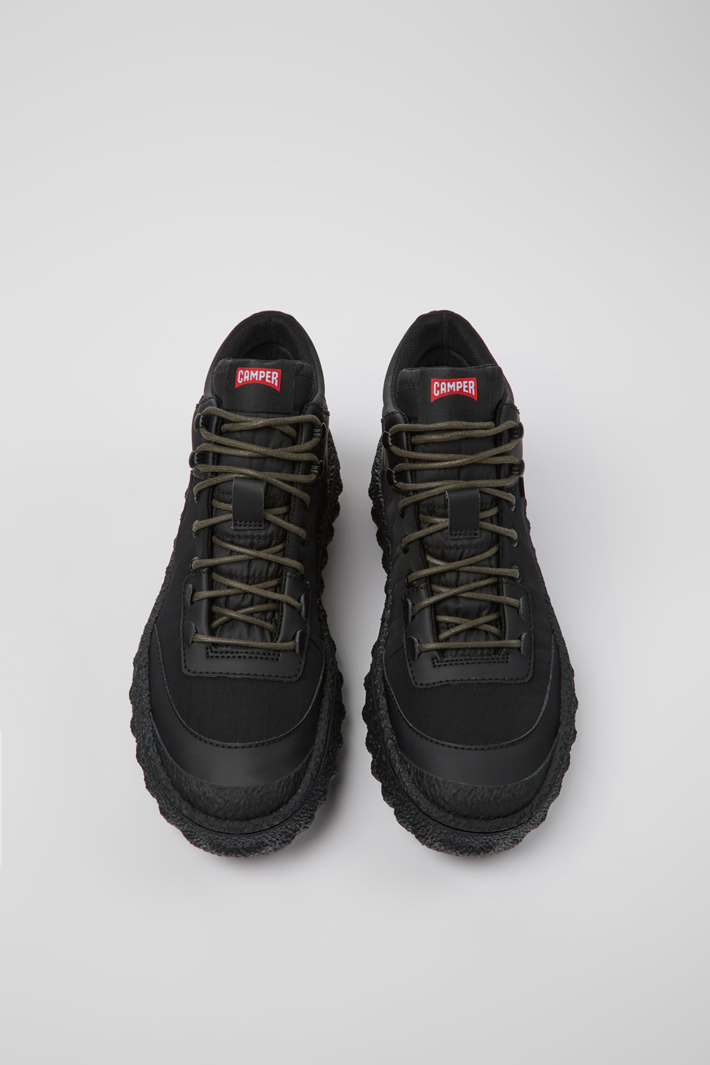 Ground MICHELIN Black textile and leather shoes for men - Image 4