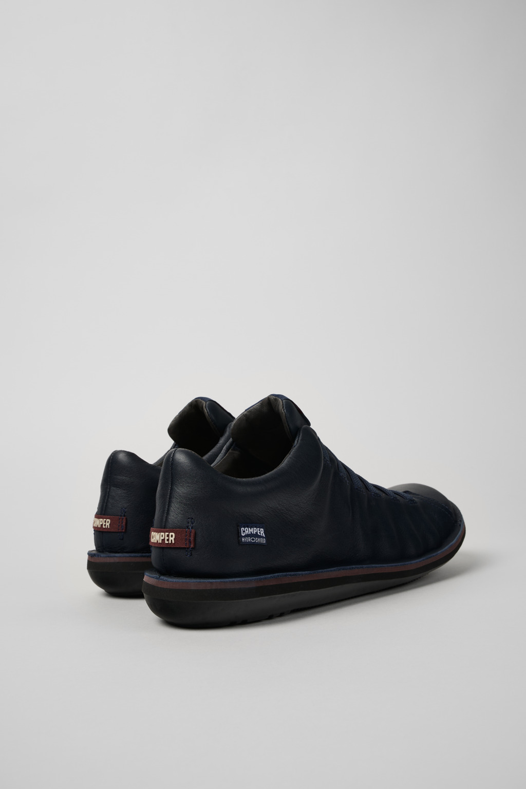 Beetle HYDROSHIELD® Blue leather sneakers - Image 3