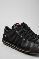 Beetle - HYDROSHIELD Black Leather Ankle Boots for Men.