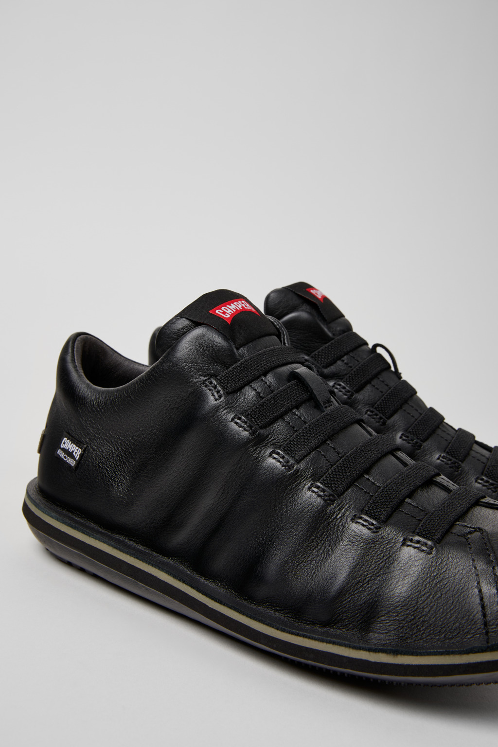 Beetle - HYDROSHIELD Black Leather Ankle Boots for Men.
