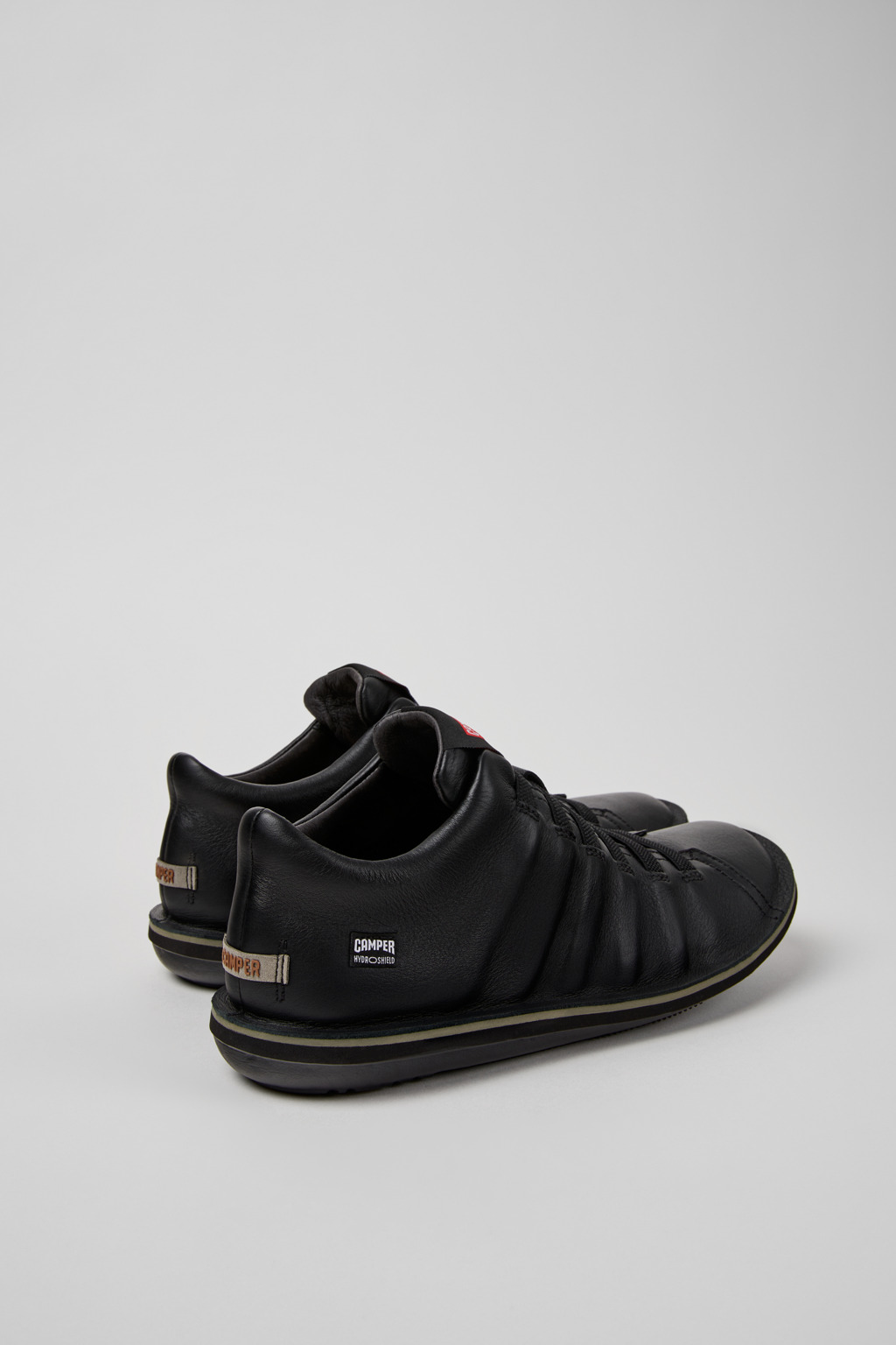 Beetle - HYDROSHIELD Black Leather Ankle Boots for Men. - Image 3