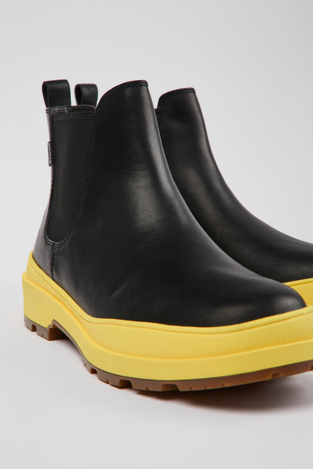 Brutus Trek HYDROSHIELD® MICHELIN Black leather ankle boots for men