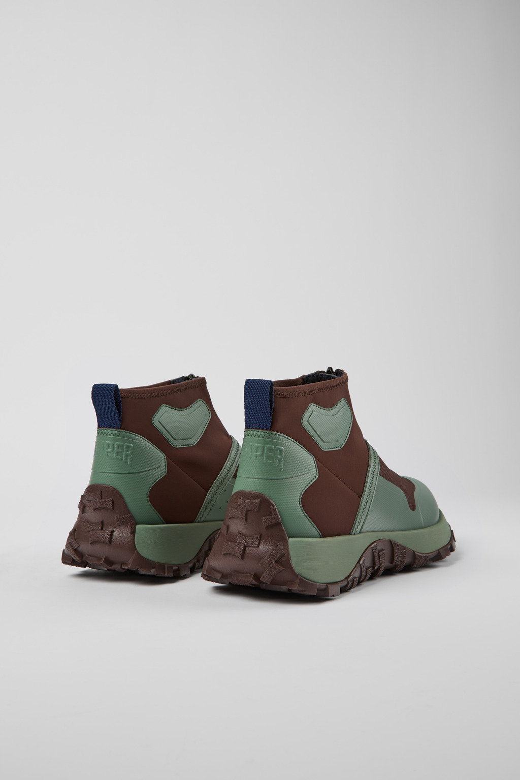 Drift Trail VIBRAM Multicolored recycled PET ankle boots for men - Image 3