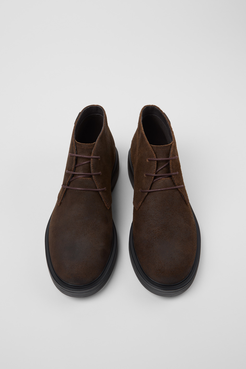Dean Brown Nubuck Ankle Boots for Men. - Image 4