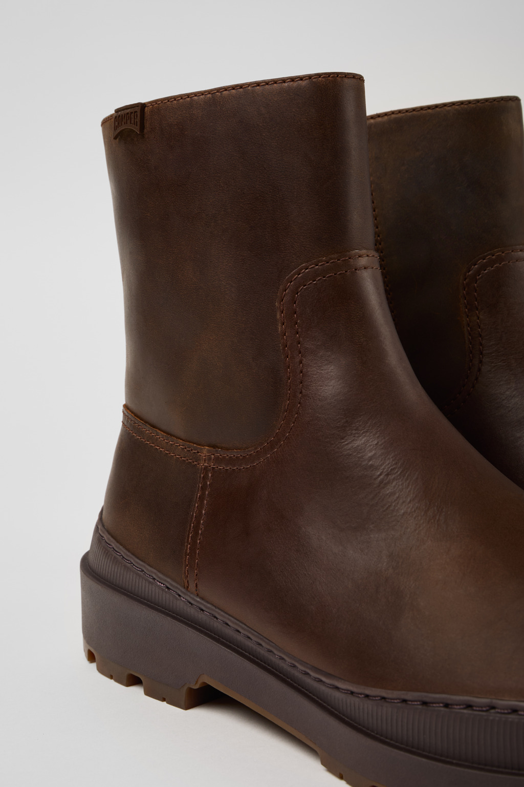 Brutus Trek MICHELIN Brown nubuck boots for men