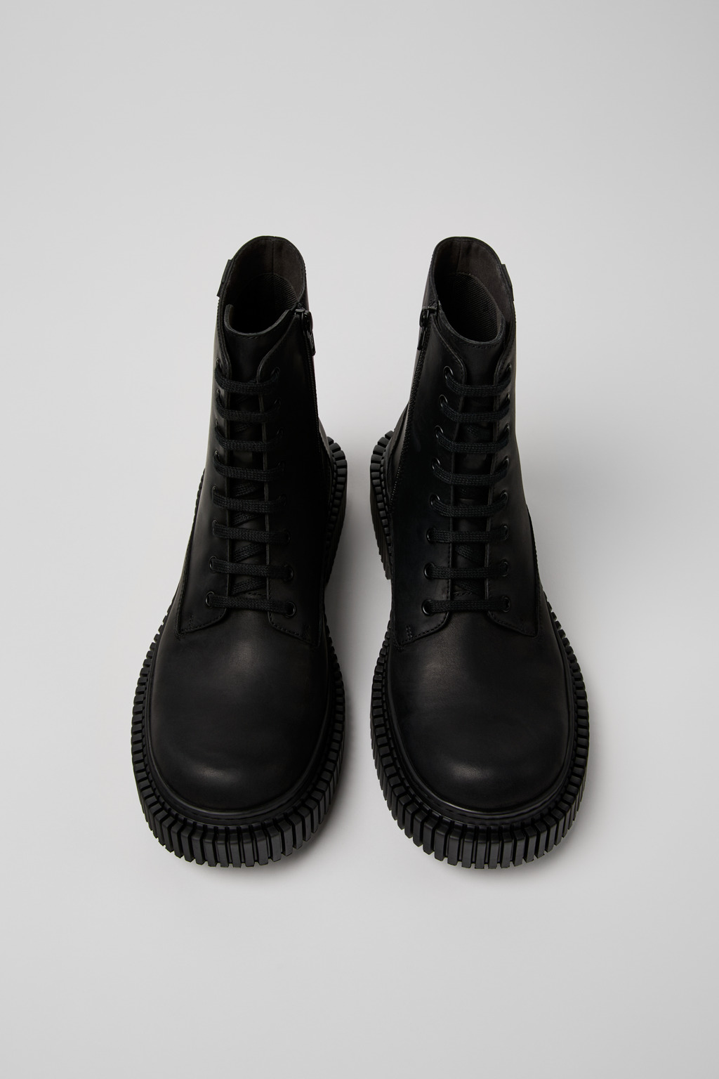 Pix Berlin Black Nubuck Mid Boots for Men. - Image 5