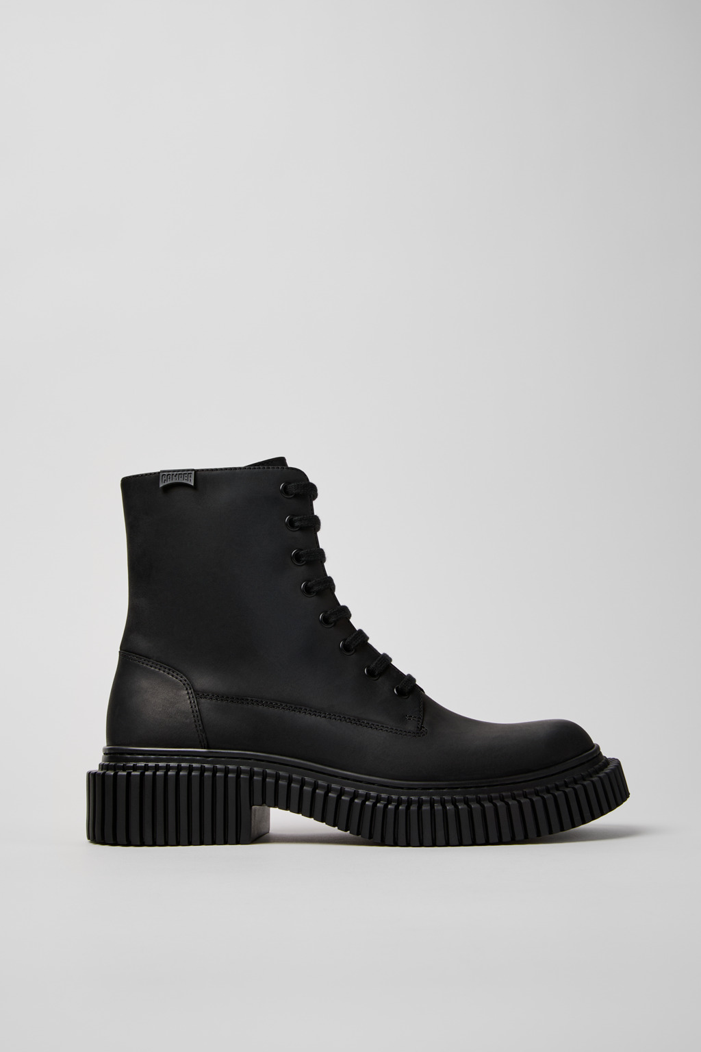 Pix Berlin Black Nubuck Mid Boots for Men. - Image 3