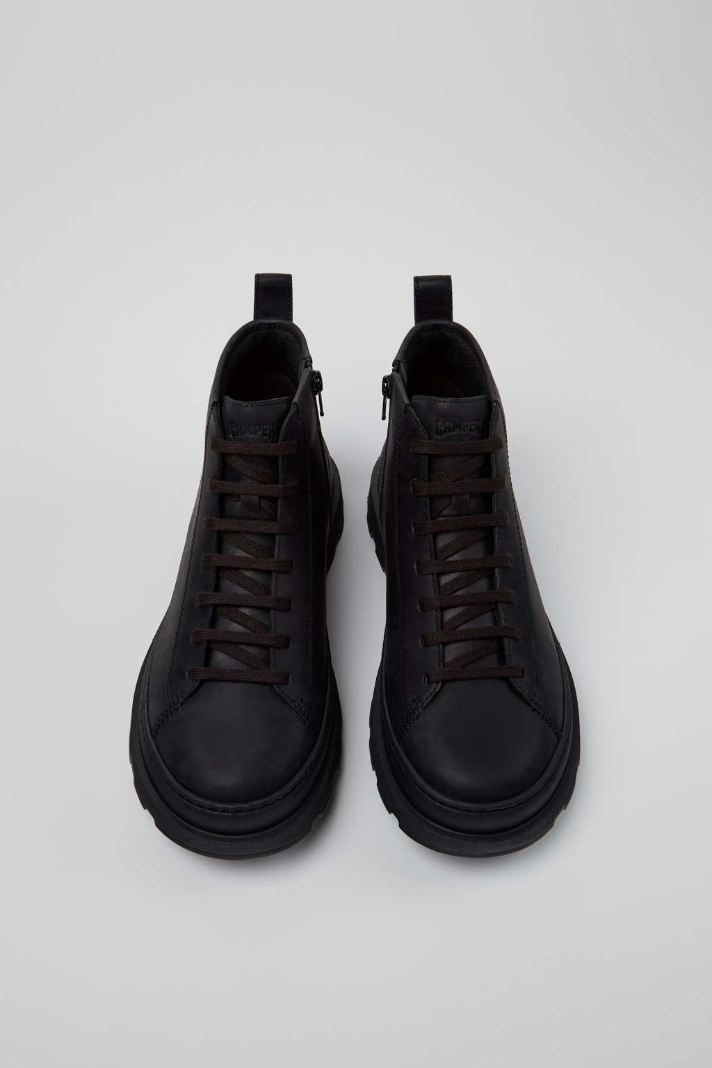 Brutus+ Black Nubuck Ankle Boots for Men. - Image 4