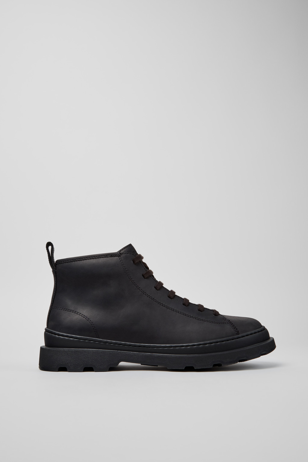 Brutus+ Black Nubuck Ankle Boots for Men. - Image 2