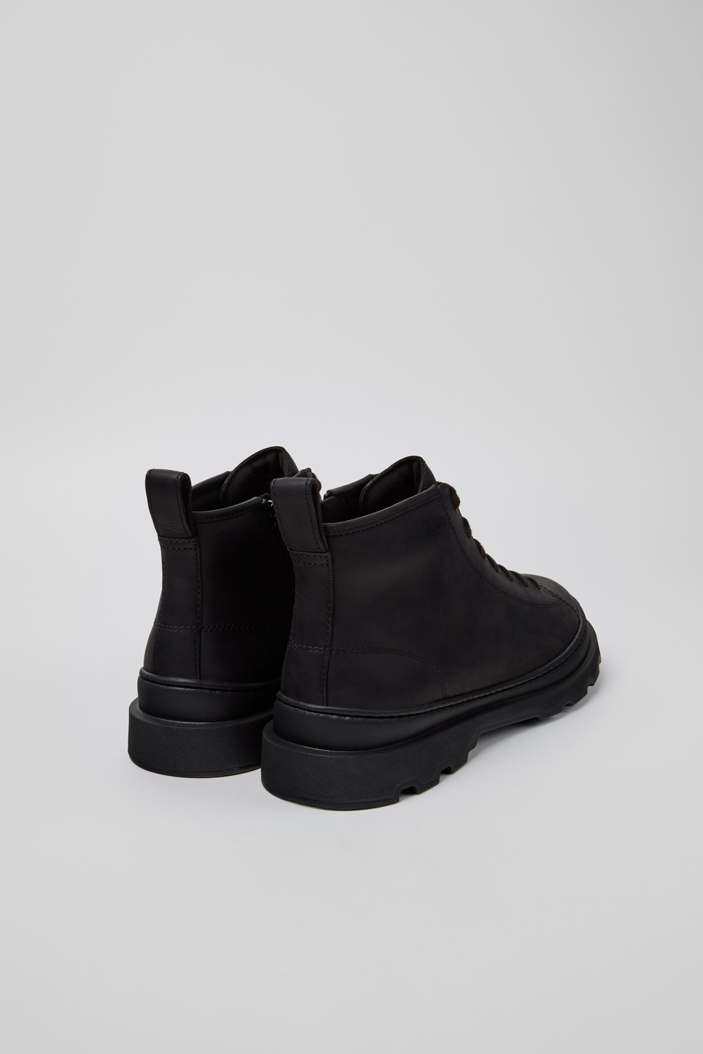 Brutus+ Black Nubuck Ankle Boots for Men. - Image 3