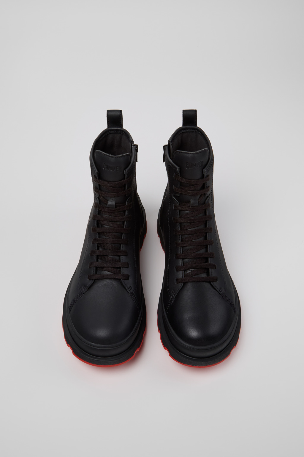 Brutus+ HYDROSHIELD Black Leather Mid Boots for Men. - Image 4