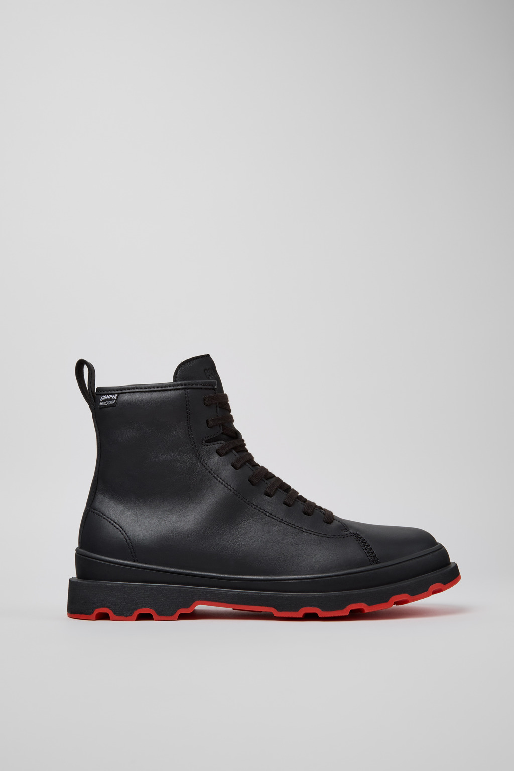 Brutus+ HYDROSHIELD Black Leather Mid Boots for Men. - Image 2