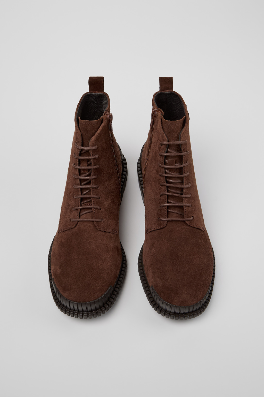Pix Brown Suede Leather Ankle Boots for Men. - Image 5