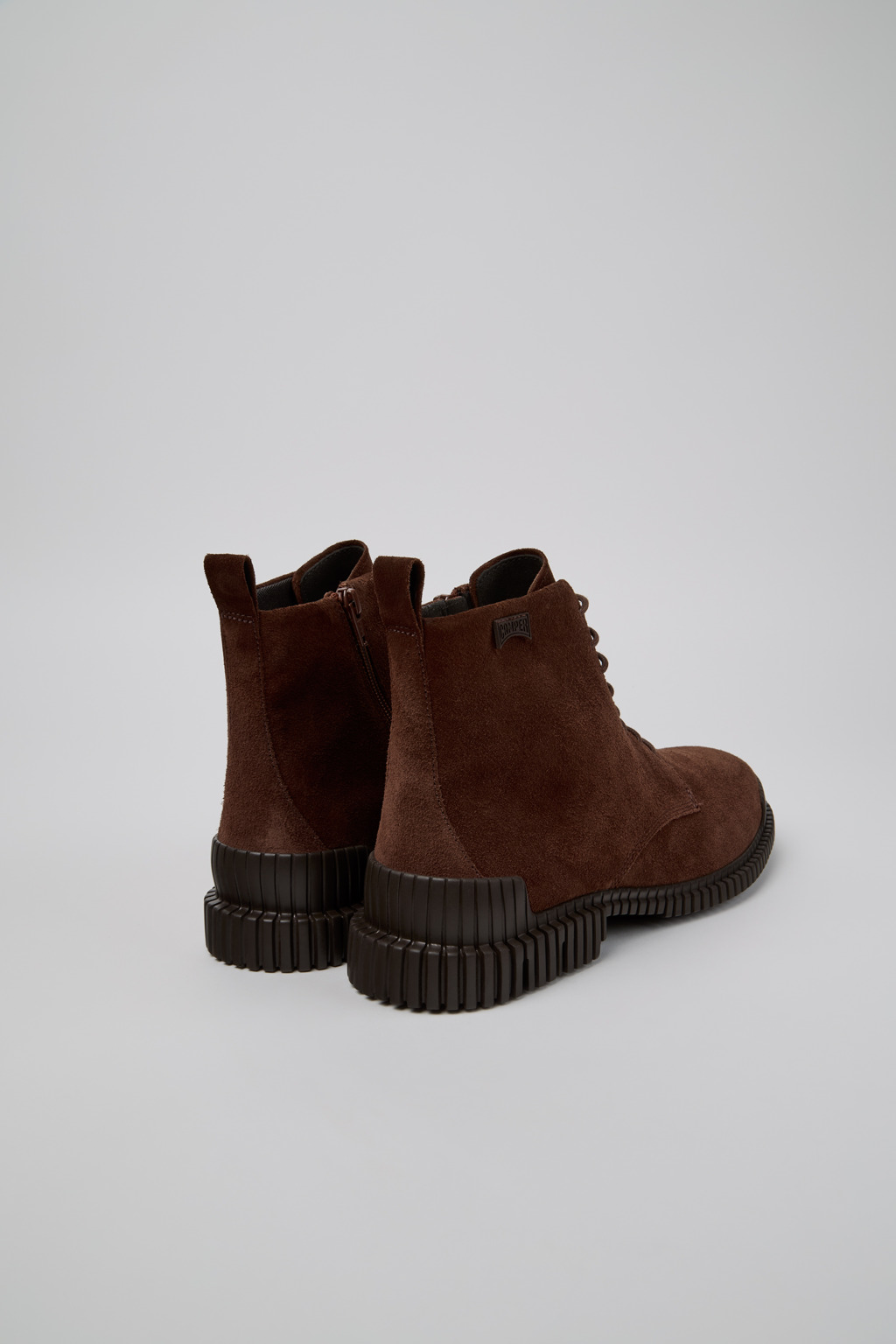Pix Brown Suede Leather Ankle Boots for Men. - Image 4