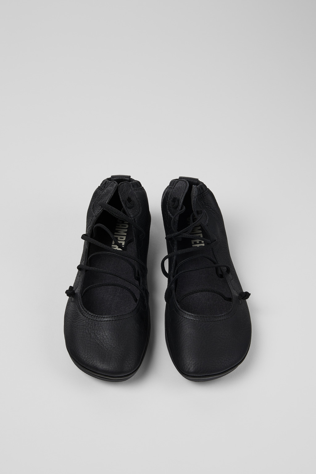 Right Black Leather Ankle Boots for Women. - Image 4