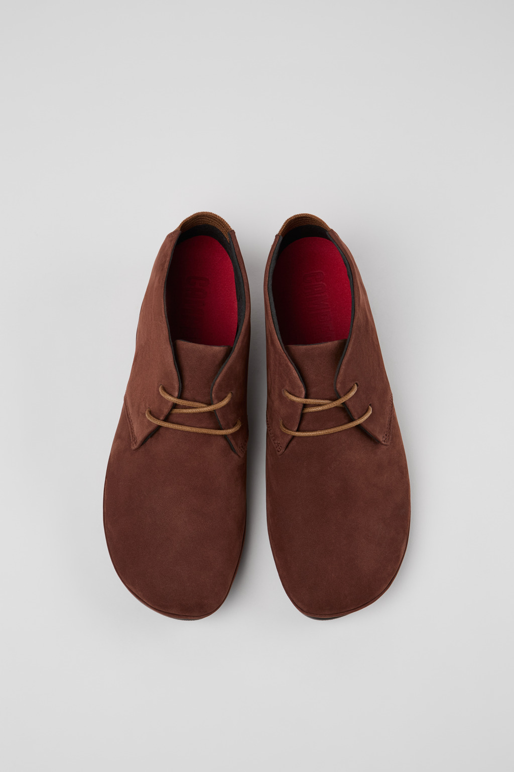 Right Brown nubuck ankle boots for women - Image 4