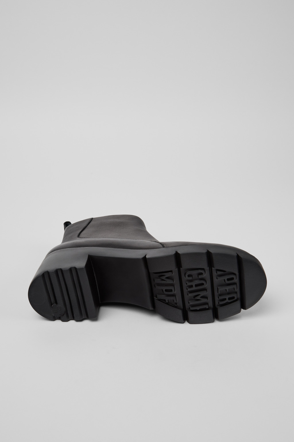 Wanda Black Leather Ankle Boots for Women. - Image 5