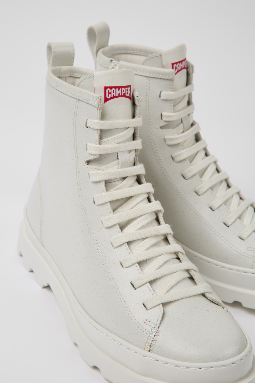 Brutus White MIRUM® ankle boots for women