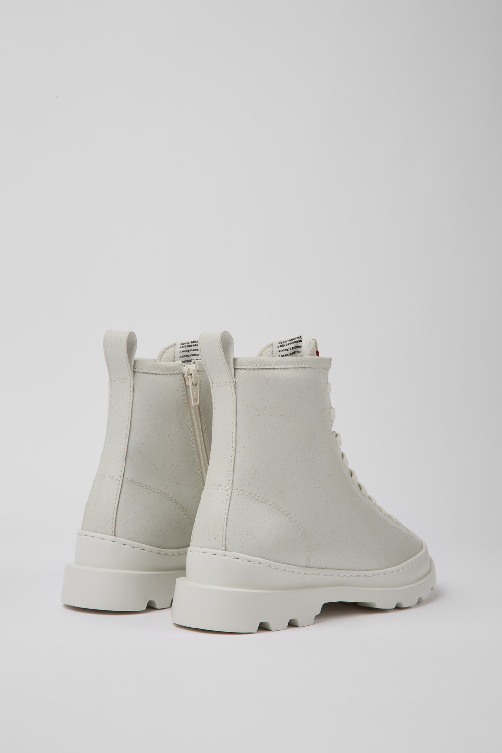 Brutus White MIRUM® ankle boots for women - Image 3