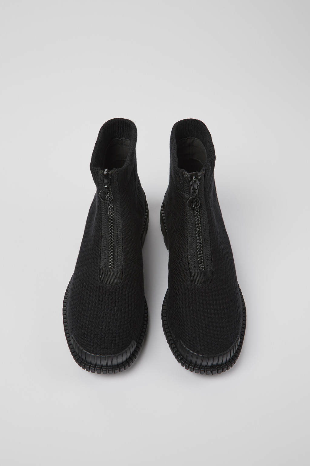 Pix Black TENCEL® Lyocell Ankle Boots for Women. - Image 4
