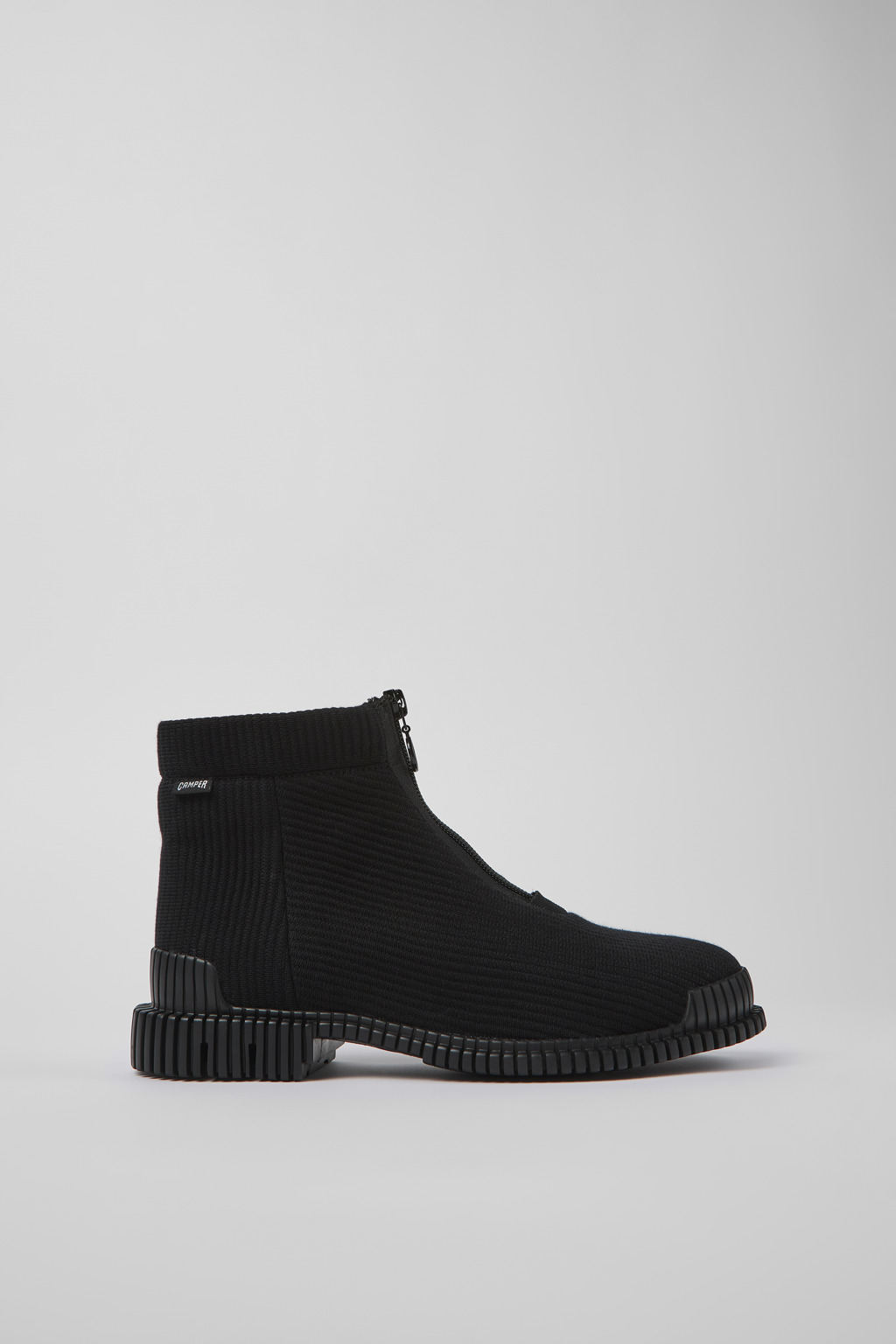 Pix Black TENCEL® Lyocell Ankle Boots for Women. - Image 2