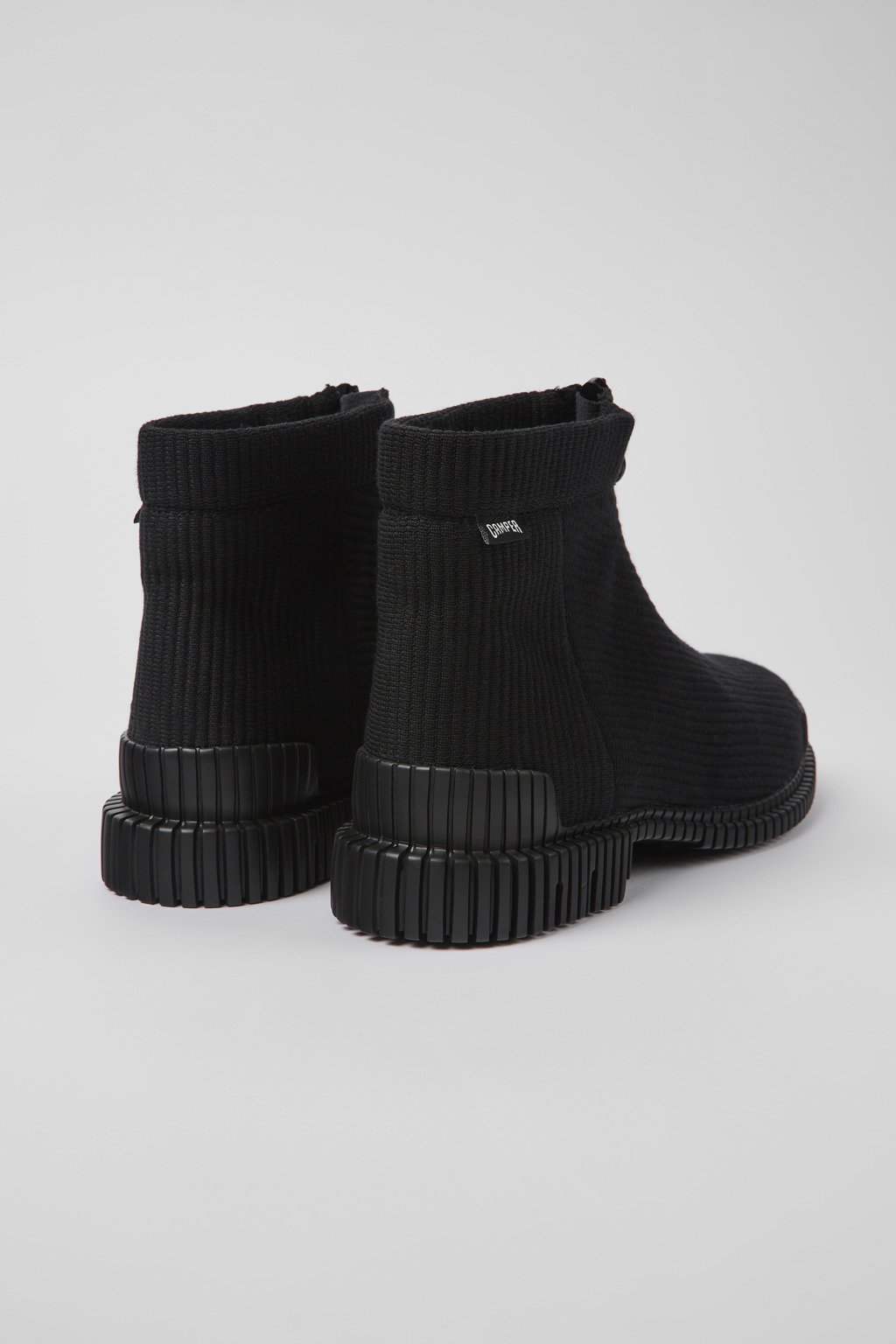 Pix Black TENCEL® Lyocell Ankle Boots for Women. - Image 3