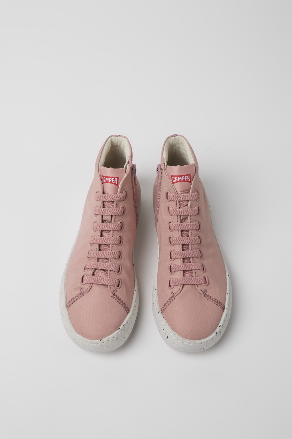Peu Touring Pink recycled PET sneakers for women - Image 4