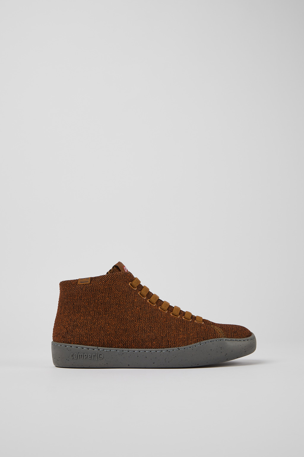 Peu Touring Brown and black recycled wool sneakers for women - Image 2