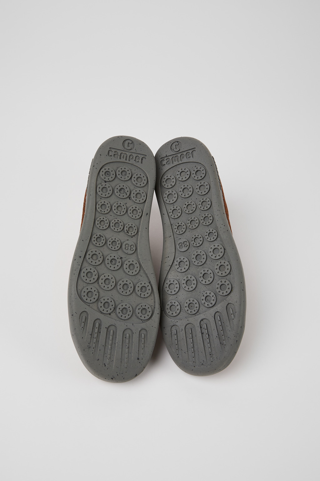 Peu Touring Brown and black recycled wool sneakers for women - Image 5