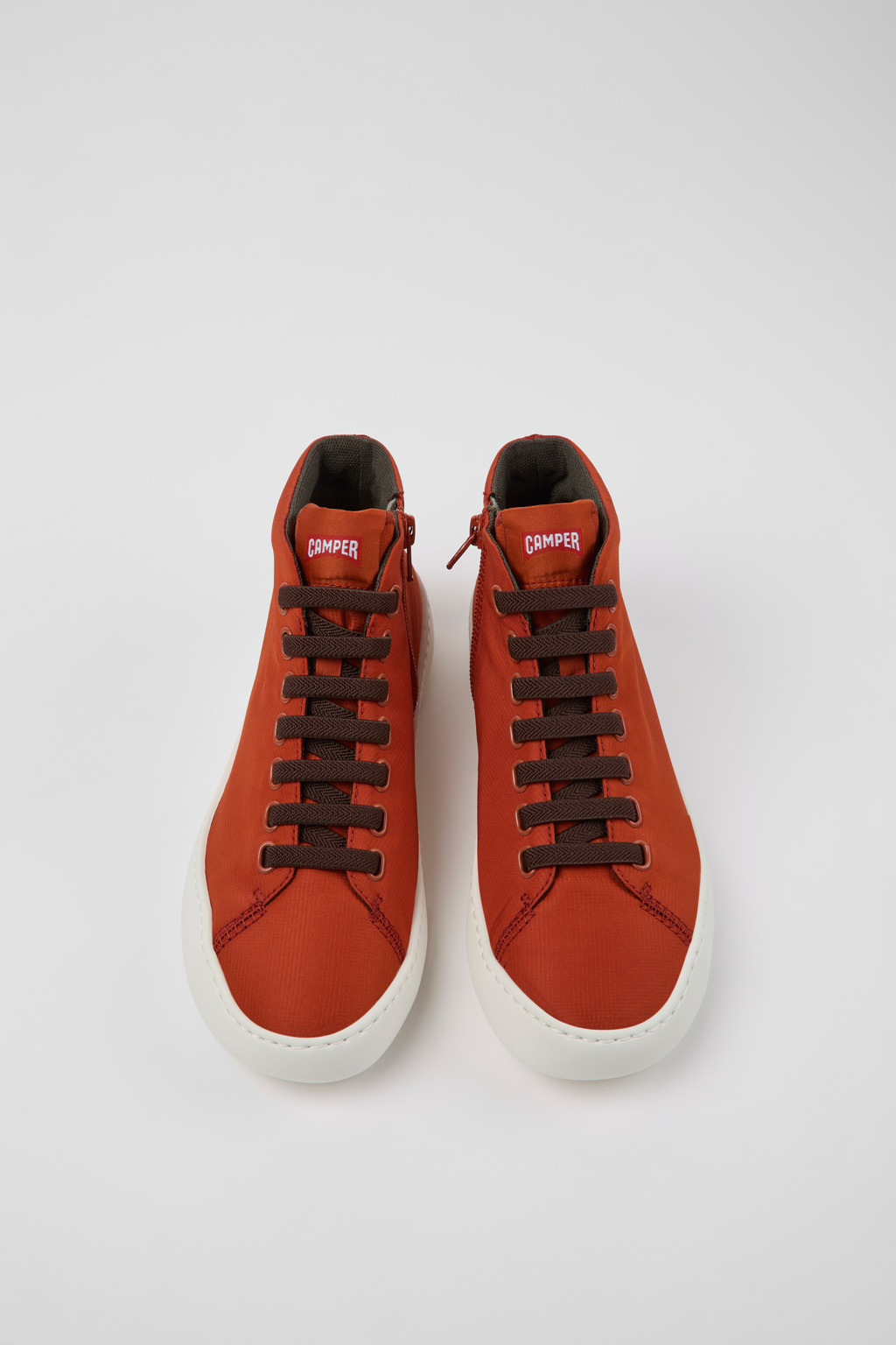 Peu Touring Red recycled PET sneakers for women - Image 4