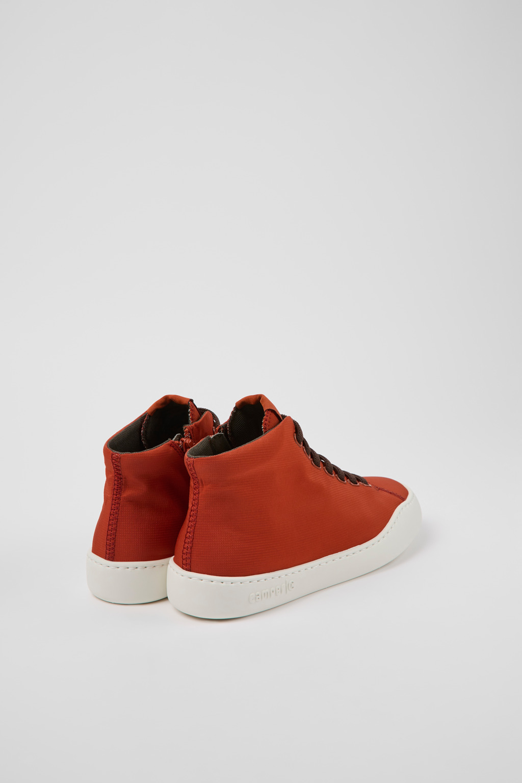 Peu Touring Red recycled PET sneakers for women - Image 3