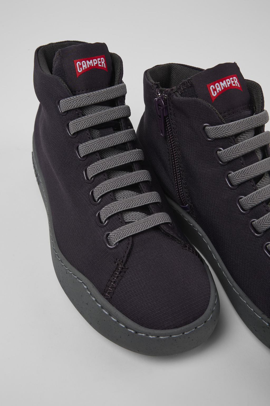 Peu Touring Purple textile ankle boots for women