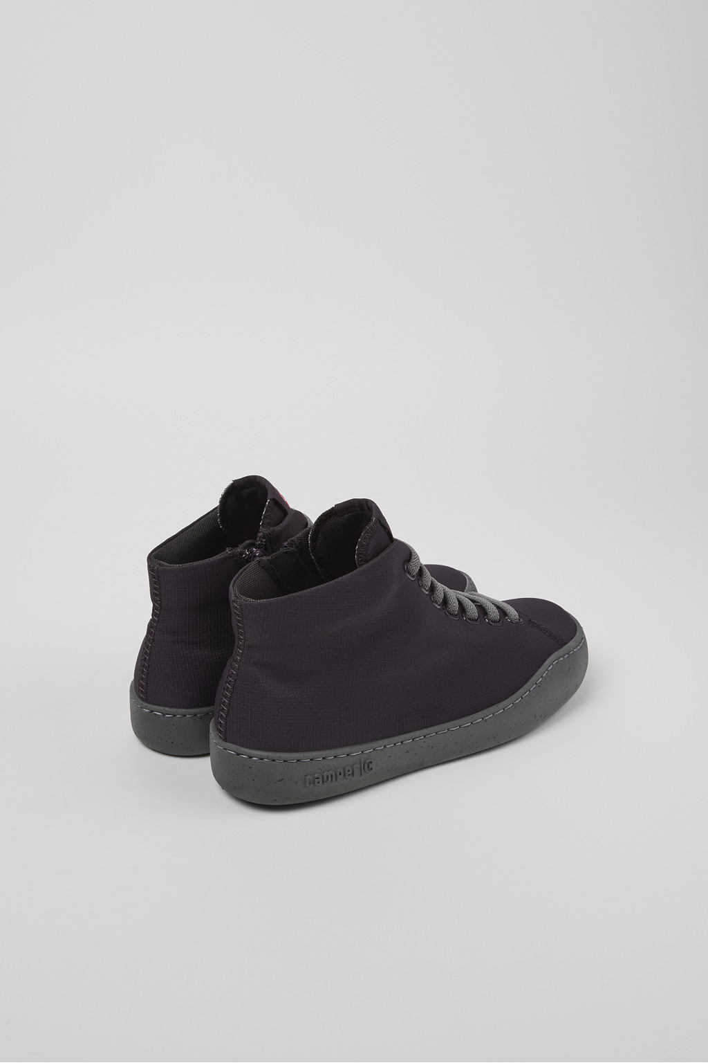Peu Touring Purple textile ankle boots for women - Image 3
