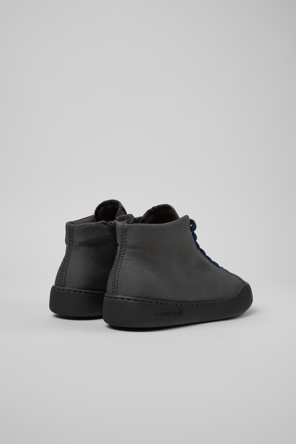 Peu Touring Gray Textile Sneaker Booties for Women. - Image 3