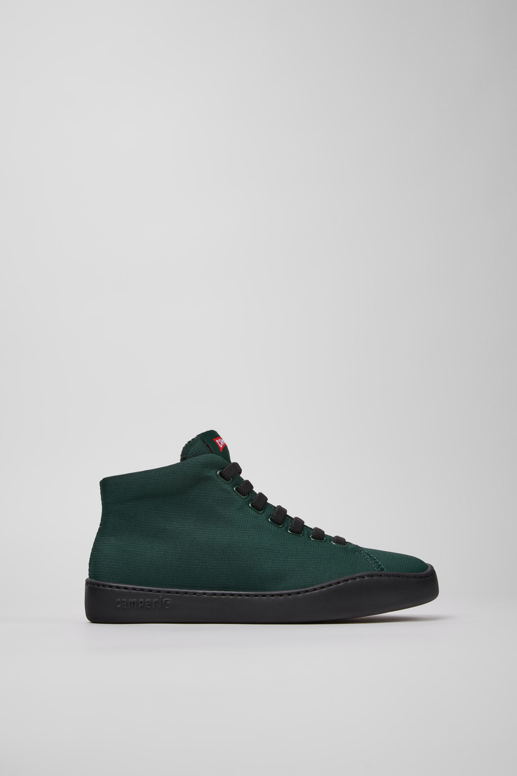 Peu Touring Green Textile Sneaker Booties for Women. - Image 2